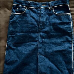 Vintage women’s midi denim skirt